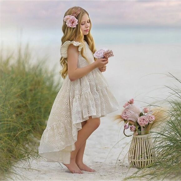 NWT Dollcake Beach Babes High-Low Girls  Dress  Size 8 - Picture 1 of 7